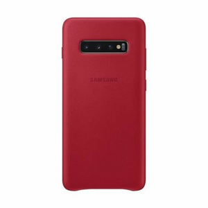 EF-VG975LRE Samsung Leather Cover Red pro G975 Galaxy S10 Plus (Pošk. Blister)