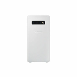 EF-VG975LWE Samsung Leather Cover White pro G975 Galaxy S10 Plus