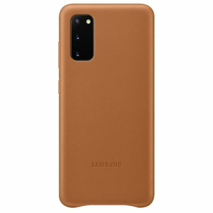 EF-VG980LAE Samsung Kožený Kryt pro Galaxy S20 G980 Brown (EU Blister)