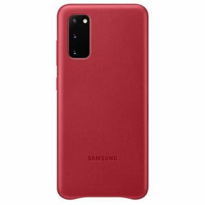 EF-VG980LRE Samsung Kožený Kryt pro Galaxy S20 G980 Red (EU Blister)