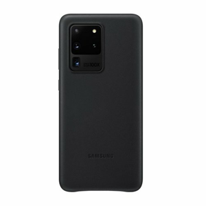 EF-VG988LBE Samsung Kožený Kryt pro Galaxy S20 Ultra Black (Pošk. Blister)