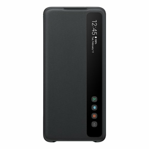 EF-ZG985CBE Samsung Clear S-View Pouzdro pro Galaxy S20+ Black (Pošk. Balení)