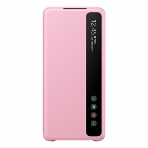 EF-ZG985CPE Samsung Clear S-View Pouzdro pro Galaxy S20+ Pink (Pošk. Balení)