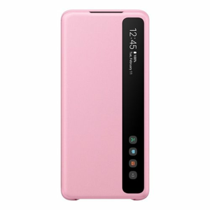 EF-ZG985CPE Samsung Clear S-View Pouzdro pro Galaxy S20+ Pink (Pošk.Balení)