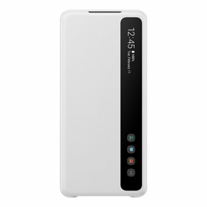 EF-ZG985CWE Samsung Clear S-View Pouzdro pro Galaxy S20+ White (Pošk. Balení)