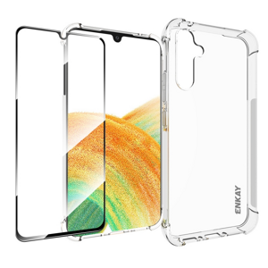 ENKAY 59227
ENKAY SET Priehľadný obal + 3D ochranné sklo Samsung Galaxy A34 5G