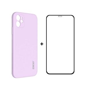 ENKAY 26300
ENKAY Obal + 3D sklo Apple iPhone 12 fialový