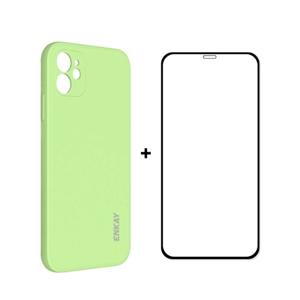 ENKAY 26284
ENKAY Obal + 3D sklo Apple iPhone 12 mini svetlozelený