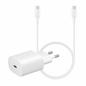 EP-TA800EWE + EP-DA905BWE Samsung USB-C Cestovní nabíječka White(Bulk OOB)