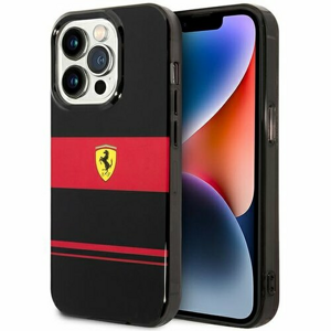 Ferrari case for iPhone 14 Pro Max 6,7" FEHMP14XUCOK black hardcase Magsafe IML Bicolor