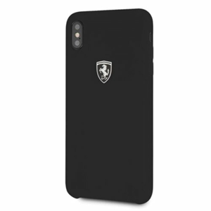 Ferrari case for iPhone XS Max FEOSIHCI65BK black hard case Silicone Off Track