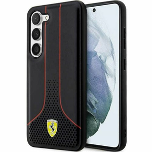 Ferrari case for Samsung Galaxy S23 Plus FEHCS23MPCSK black PU 296P
