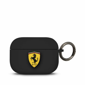 Ferrari Silikónové puzdro pre AirPods PRO FEACAPSILGLBK Čierne