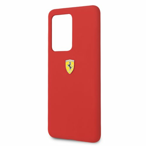 FESSIHCS69RE Ferrari SF Silikonový Kryt pro Samsung Galaxy S20 Ultra Red