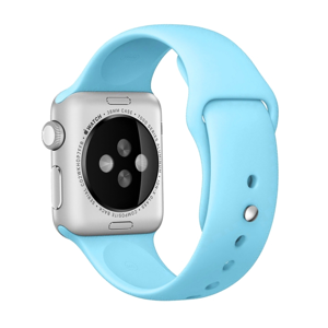 24918
RUBBER Remienok Apple Watch 7 (45mm) / 6 / SE / 5 / 4 (44mm) / 3 / 2 / 1 (42mm) modrý