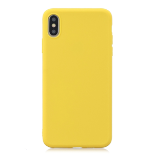 25969
RUBBER Silikónový obal Apple iPhone XS Max žltý