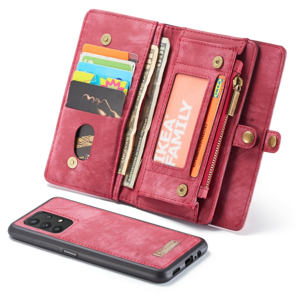 32995
WALLET Ochranný kryt s peňaženkou 2v1 pre Samsung Galaxy A32 5G / M32 5G červený