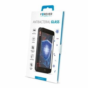 Forever tempered glass Antibacterial for iPhone 7 / 8 / SE 2020 black frame