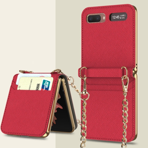 GKK 35295
GKK CARD Kryt s retiazkou Samsung Galaxy Z Flip červený