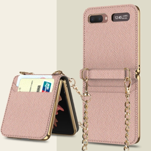 GKK 35297
GKK CARD Kryt s retiazkou Samsung Galaxy Z Flip ružový
