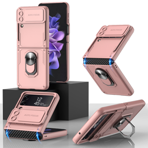 GKK 51668
GKK RING Ochranný kryt s držiakom Samsung Galaxy Z Flip4 5G ružový