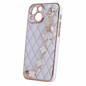Glamour case for iPhone 13 Mini 5,4" white