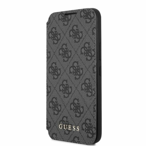 Puzdro Guess 4G Book Samsung Galaxy S22 Plus - šedé