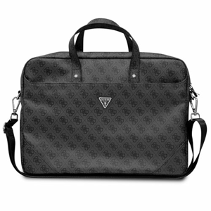 Guess 4G PU Triangle Logo Computer Bag 15/16" Black