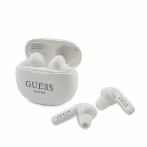 Guess Bluetooth 5.0 4H Stereo slúchadlá GUTWS1CWH Biele