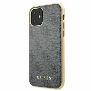 Guess case for iPhone 11 GUHCN61G4GG gray hard case 4G Collection