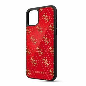 Guess case for iPhone 11 Pro GUHCN584GGPRE red hard case 4G Double Layer Glitter