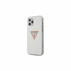 Guess case for iPhone 12 Mini 5,4" GUHCP12SPCUCTLWH white hard case Triangle Collection
