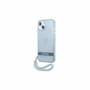 Guess case for IPhone 13 6,1" GUHCP13MHTSGSB hard case blue PC/TPU Translucent