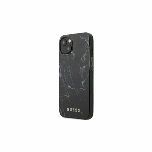 Guess case for iPhone 13 6,1'' GUHCP13MPCUMABK black hard case Marble