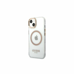 Guess case for iPhone 13 6,1" GUHMP13MHTRMD gold HC Magsafe Metal Outline  Gold