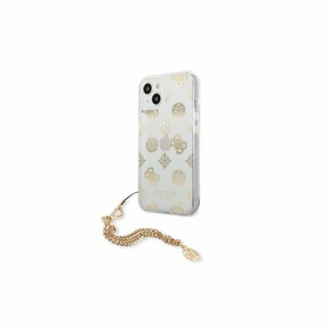 Guess case for iPhone 13 mini 5,4" GUHCP13SKSPEGO gold hard case Peony Chain