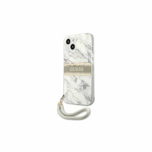 Guess case for iPhone 13 Pro / 13 6,1'' GUHCP13LKMABGR grey hard case Marble Strap Collection