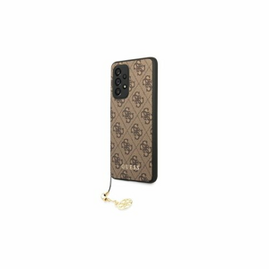 Guess case for Samsung A53 5G GUHCA53GF4GBR brown hard case 4G Charms Collection