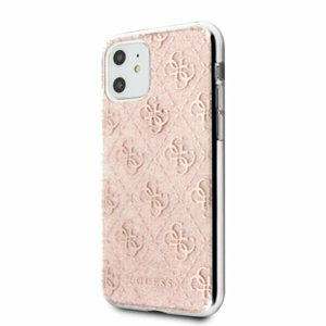 Guess case for Samsung Galaxy A72 GUHCA72PCU4GLPI pink hard case 4G Glitter
