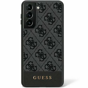 Guess case for Samsung Galaxy S23 Ultra GUHCS23LG4GLGR black hardcase 4G Stripe Collection
