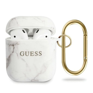GUESS 25658
GUESS MARBLE Obal na Apple AirPods 1 / 2 biely