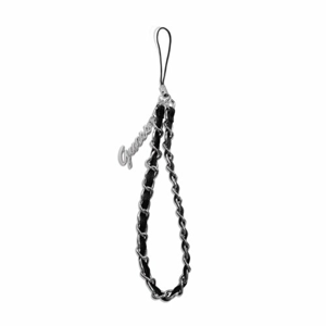 Pútko Guess na telefón Chain Charms - čierne