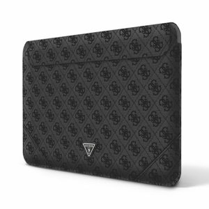 Guess PU 4G Triangle Metal Logo Computer Sleeve 16" Black