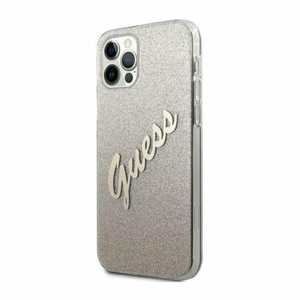 GUHCP12LPCUGLSGO Guess PC/TPU Vintage Zadní Kryt pro iPhone 12 Pro Max 6.7 Gradient Gold