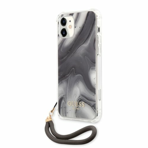 GUHCP12SKSMAGR Guess TPU Marble Zadní Kryt pro iPhone 12 mini 5.4 Grey