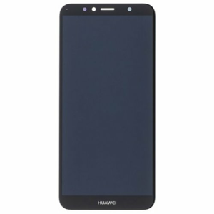 Huawei P Smart - LCD Displej + Dotyková Plocha + Sklíčko s Rámom + Batéria - Čierny
