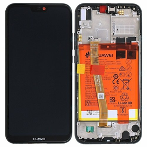 Huawei P20 Lite - LCD Displej + Dotyková Plocha - Čierny