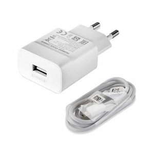 HW-050200E02 Huawei USB Cestovní nabíječka + microUSB Dat. Kabel White (Bulk)