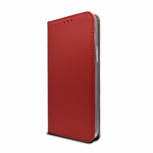 iPhone 12 Pro Max červená bočná knižka, vzorovaná