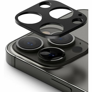 iPhone 13 Pro Max sklo na fotoaparát s aplikačnou kartou, čierna